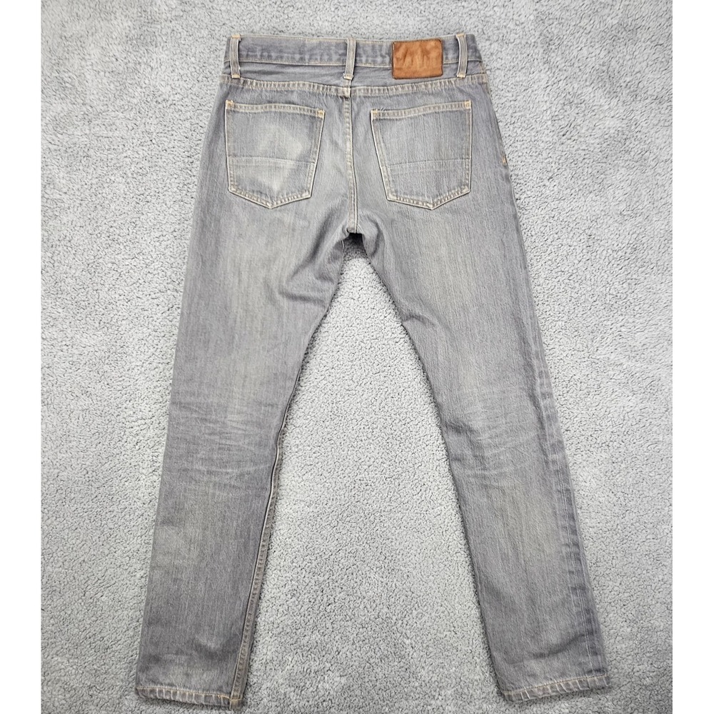 Flint and Tinder Selvedge Jeans Slim Gray Made in USA Men's 29x33 (Tag 32)
